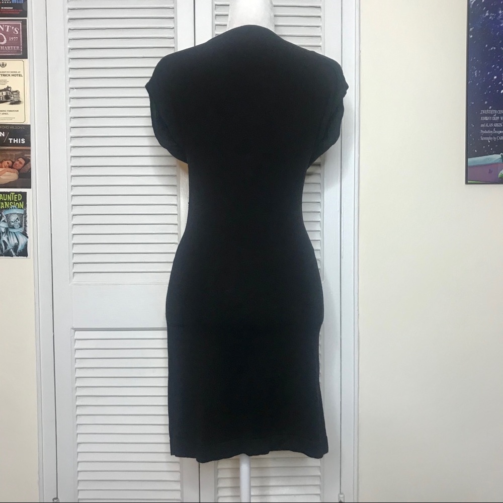 H&M Black Cowl Neck Sweater Dress -Size Small - Picture 3 of 3